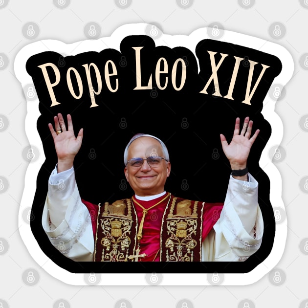 Pope-Leo Sticker by Creatifly Graphic Tees